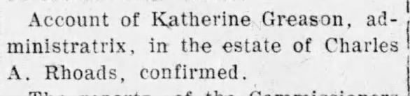 Clipping from The Sentinel